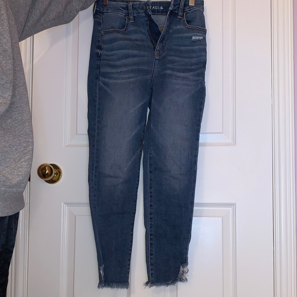 Stretchy ankle jeans